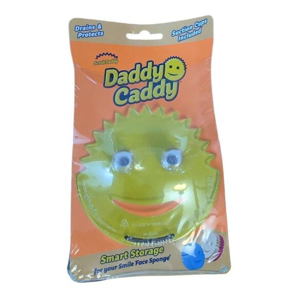 Scrub Daddy Mommy Caddy Sponge Storage New Suction Cups Novelty Cleaning - Picture 1 of 5